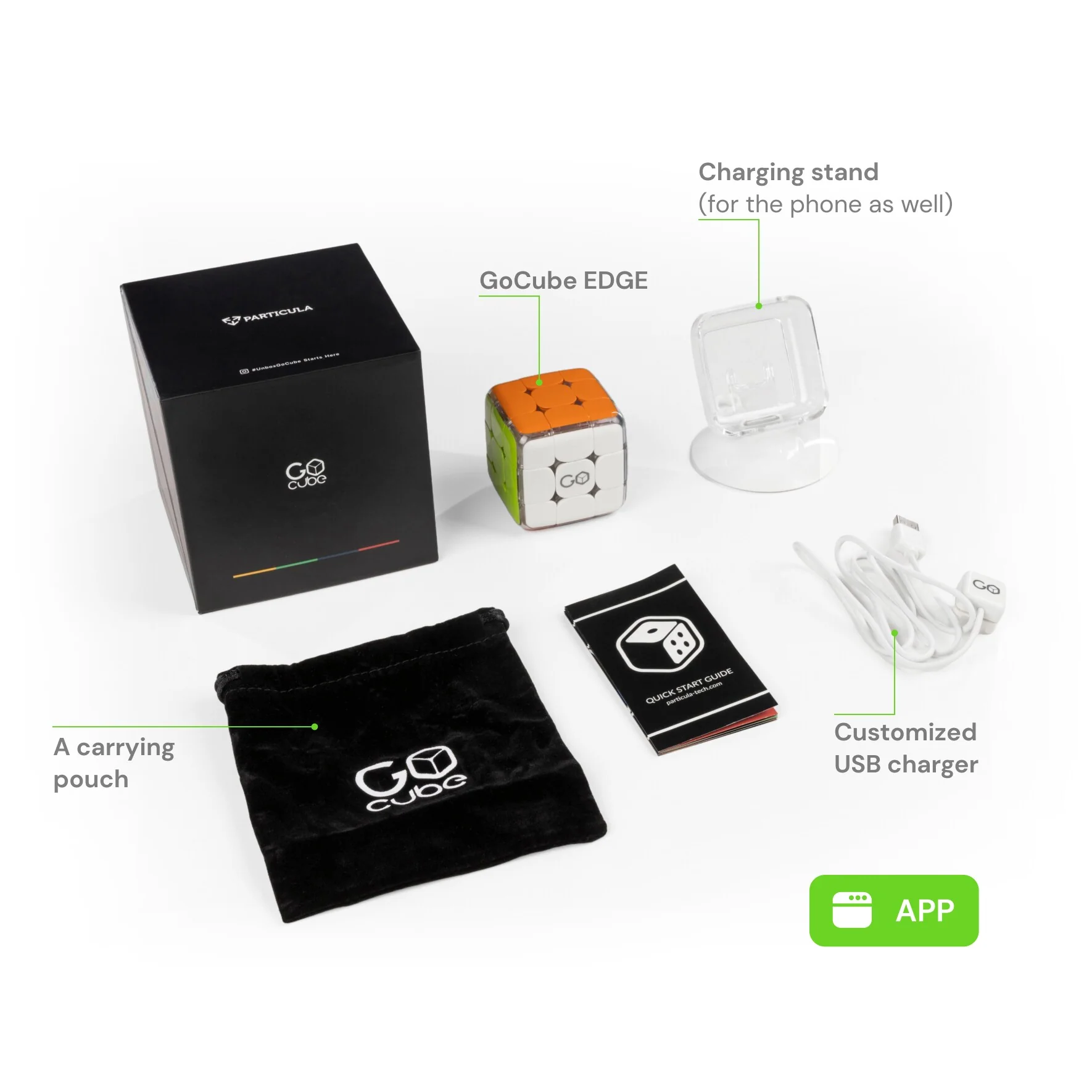 GoCube Edge Full Pack (Show edition) גוקיוב -קוביה חכמה עם חיבור לאפליקציה - Image 4